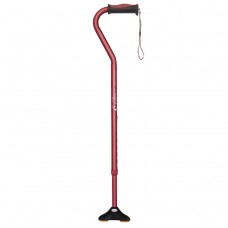 Airgo Comfort-Plus Cane With MiniQuad ultra-stable tip - Burgundy