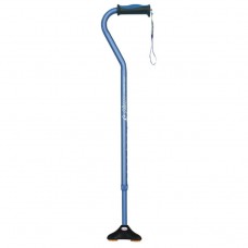 Airgo Comfort-Plus Cane With MiniQuad ultra-stable tip - Blue