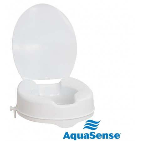 AquaSense® Raised Toilet Seat with Lid 10.2cm