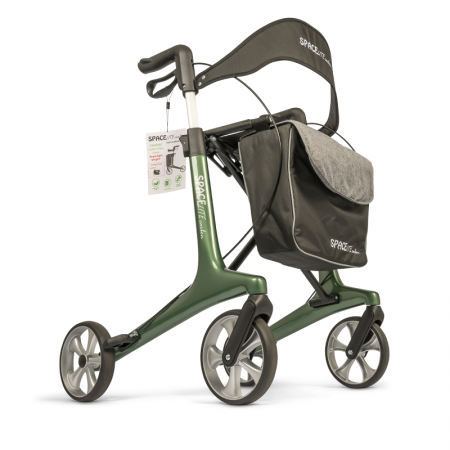 SPACElite Carbon Supa-light-weight Rollator Green