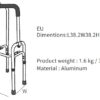 Strokecane Drawing Product Dimensions